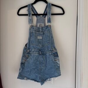 Levi's Blue Denim Overalls